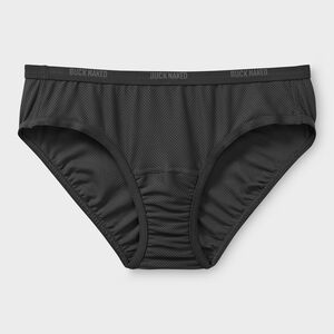 Women's  Buck Naked Hipster Underwear BLACK SMALL