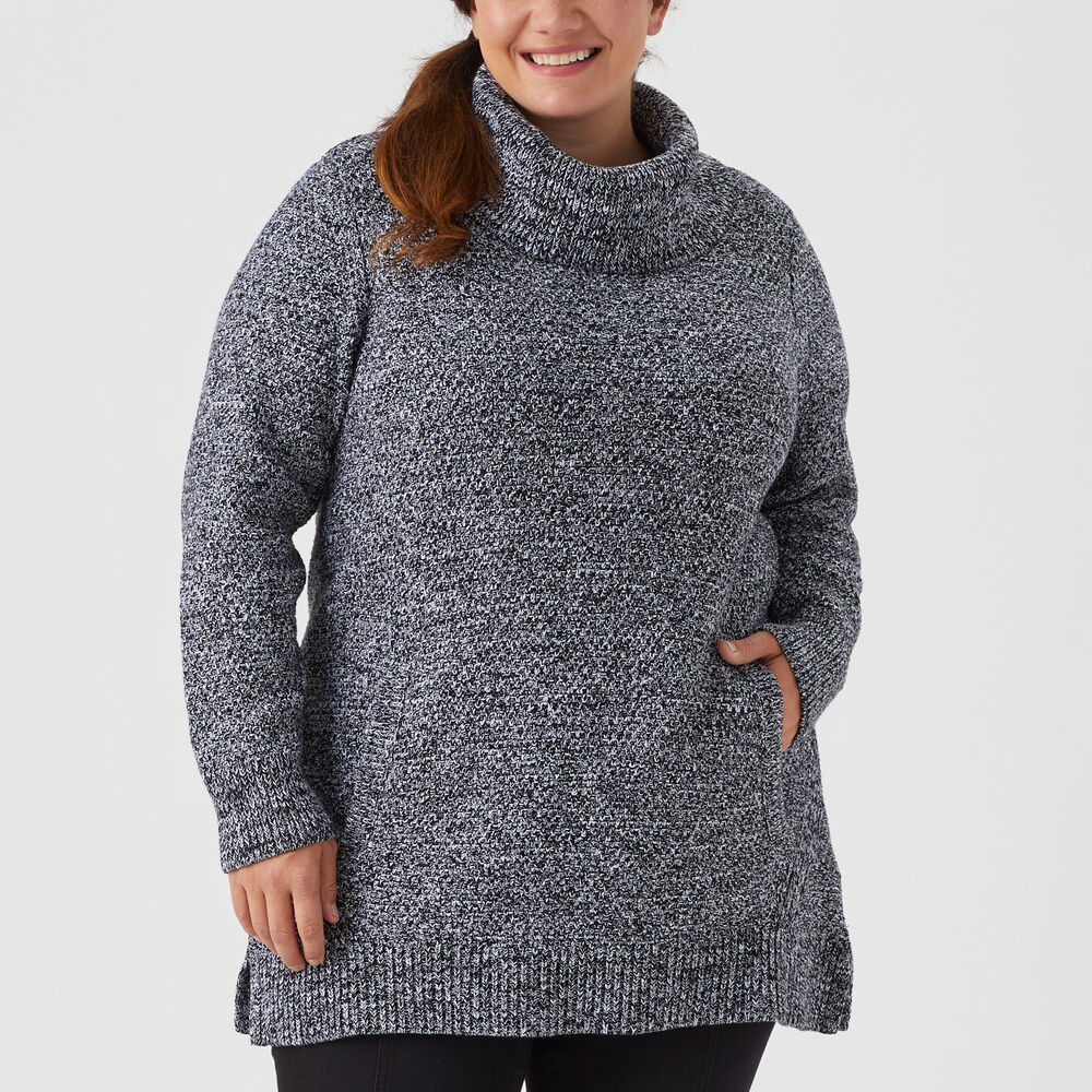 Women's Plus Heritage Cowlneck Tunic Sweater Main Image