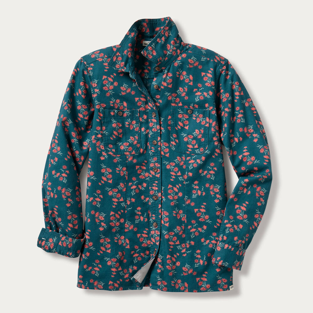 Women's Plus Free Swingin' Flannel Shirt Main Image