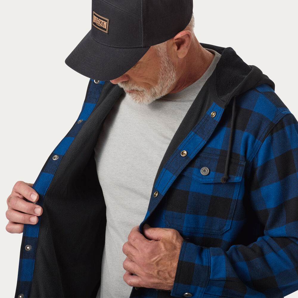 Men's Flapjack Relaxed Fit Hooded Shirt Jac Main Image
