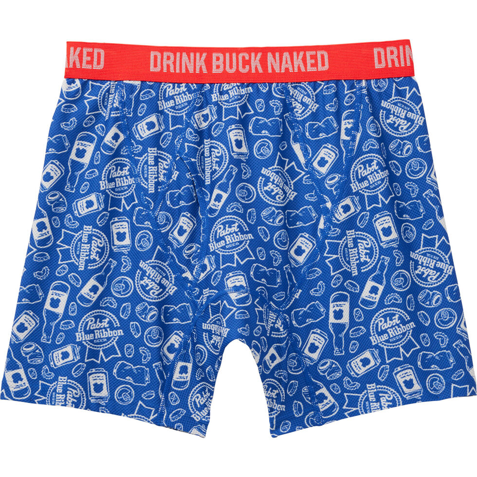 Duluth Trading Buck Naked Extra Short Boxer Brief Mens Size 2XL (44-46)  Blue - Helia Beer Co