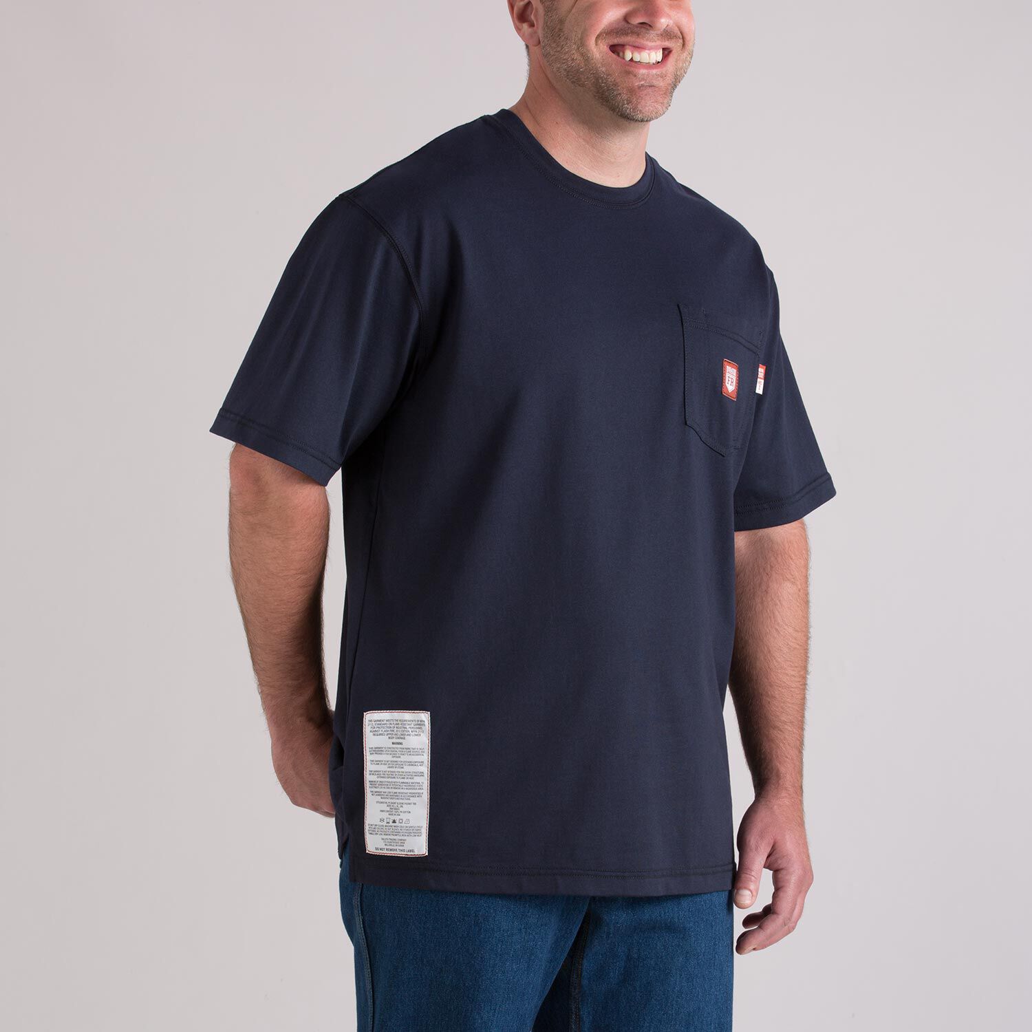 Men's FR Longtail T Short Sleeve Shirt | Duluth Trading Company