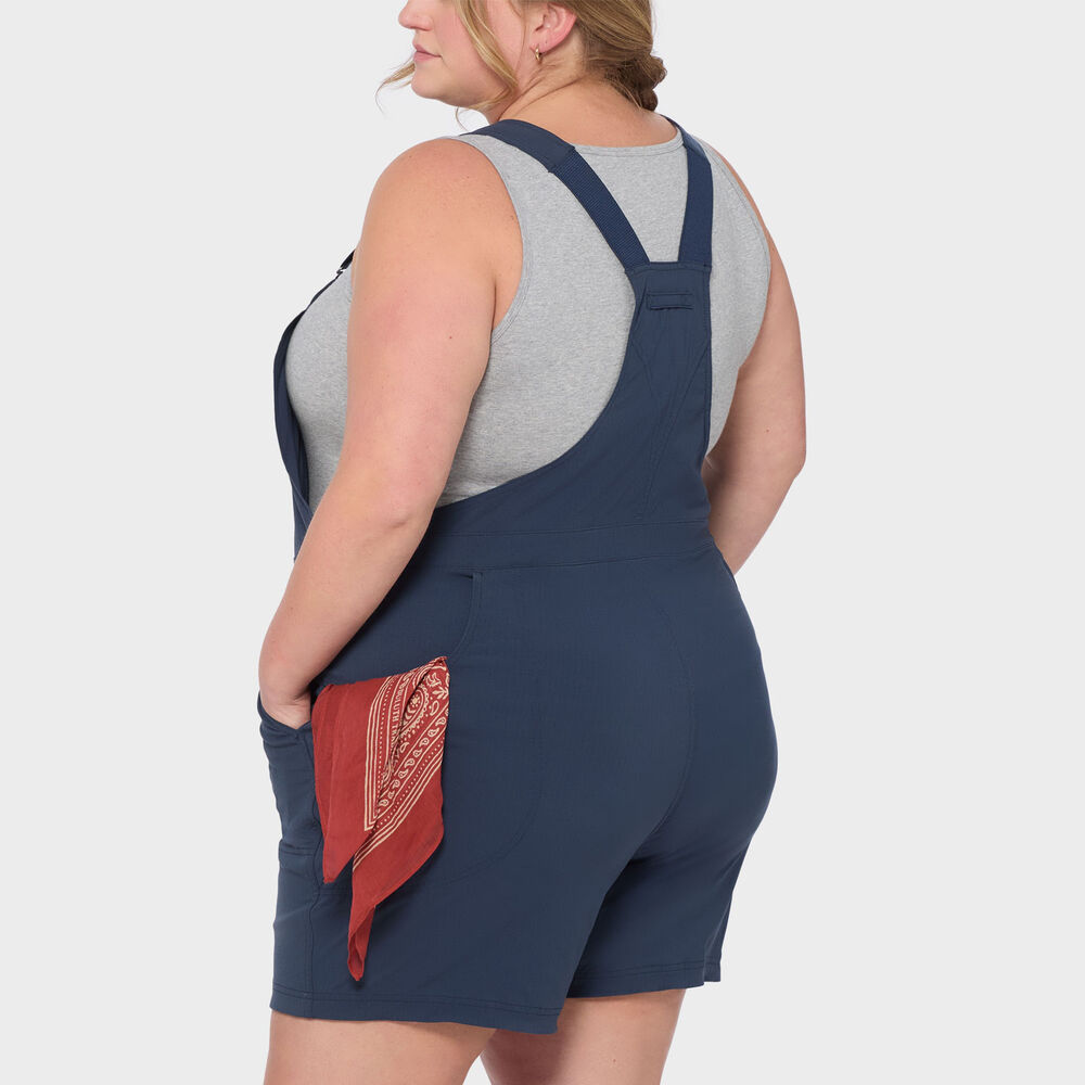 Women's Plus Heirloom Gardening 7'' Short Overalls Main Image