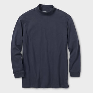  Men's Longtail T Relaxed Fit Mock Turtleneck