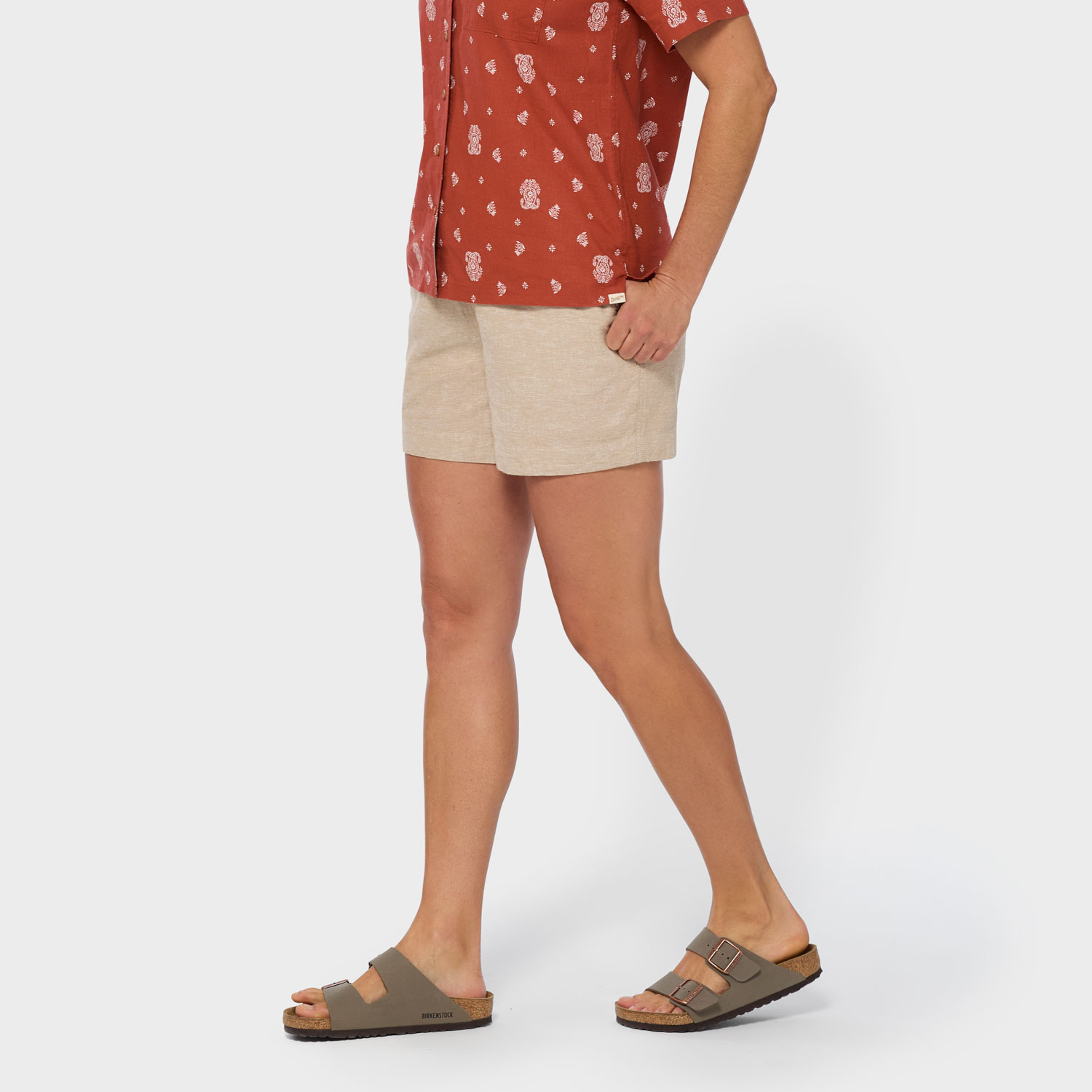 Women's Artisan Hemp Pull-On 5" Shorts - image 3