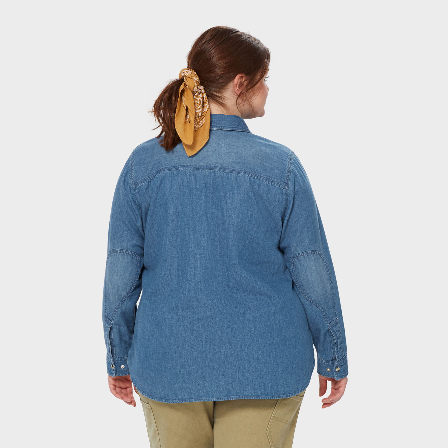 Women's Plus Denim Shirt - image 2
