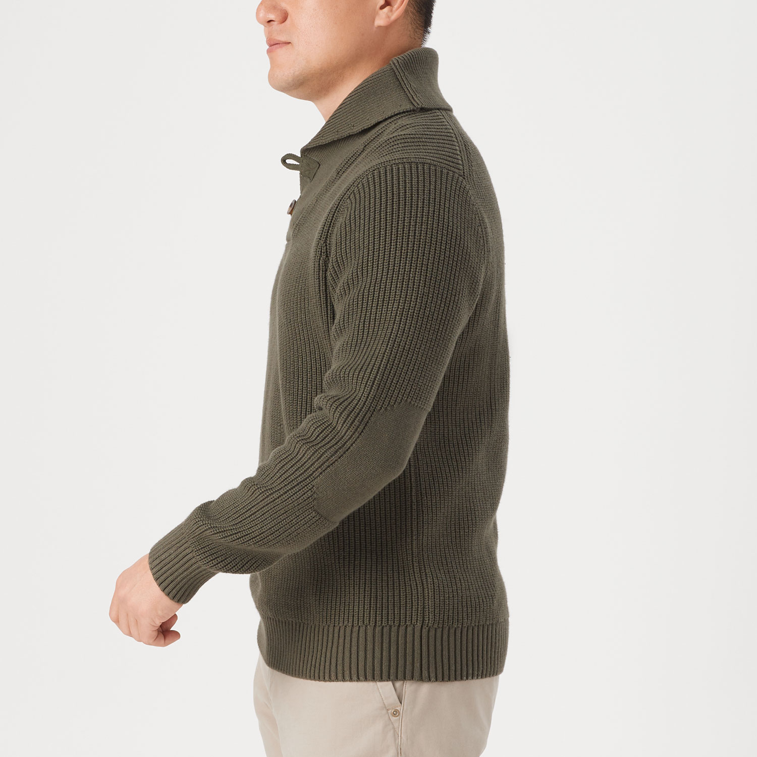 Men's Duluth Brigadier Shawl Collar Sweater - image 3