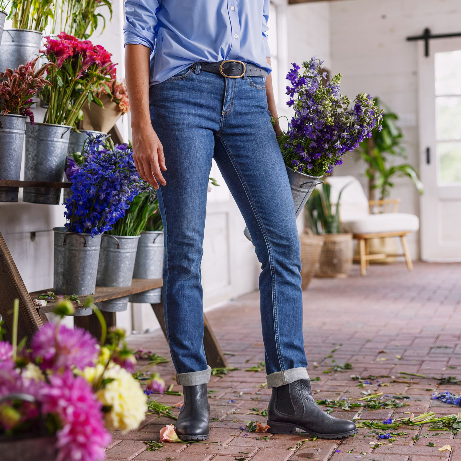 Women's Daily Denim Slim Leg Jeans