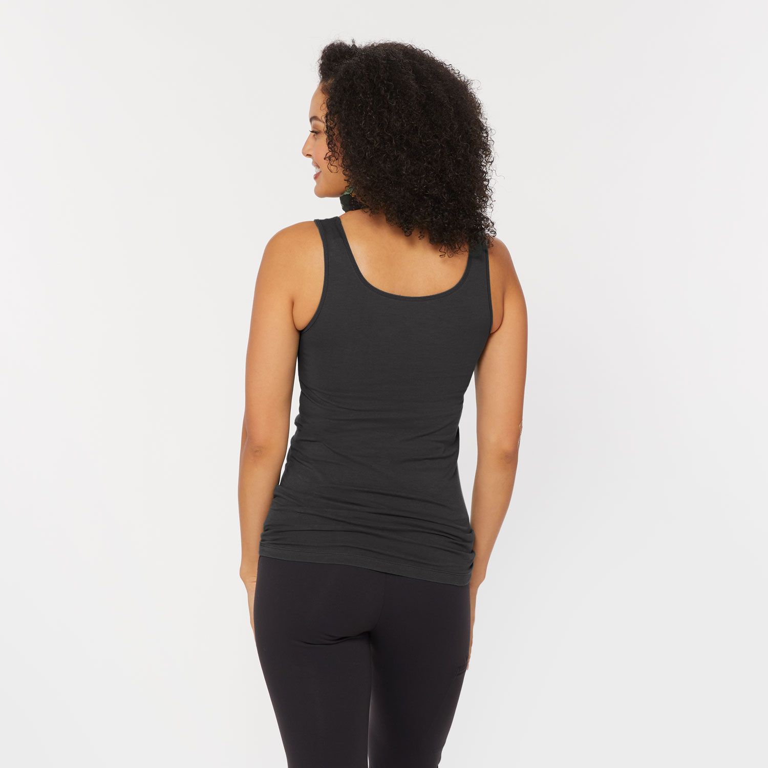 Women's No-Yank Wireless Built-In Bra Tank