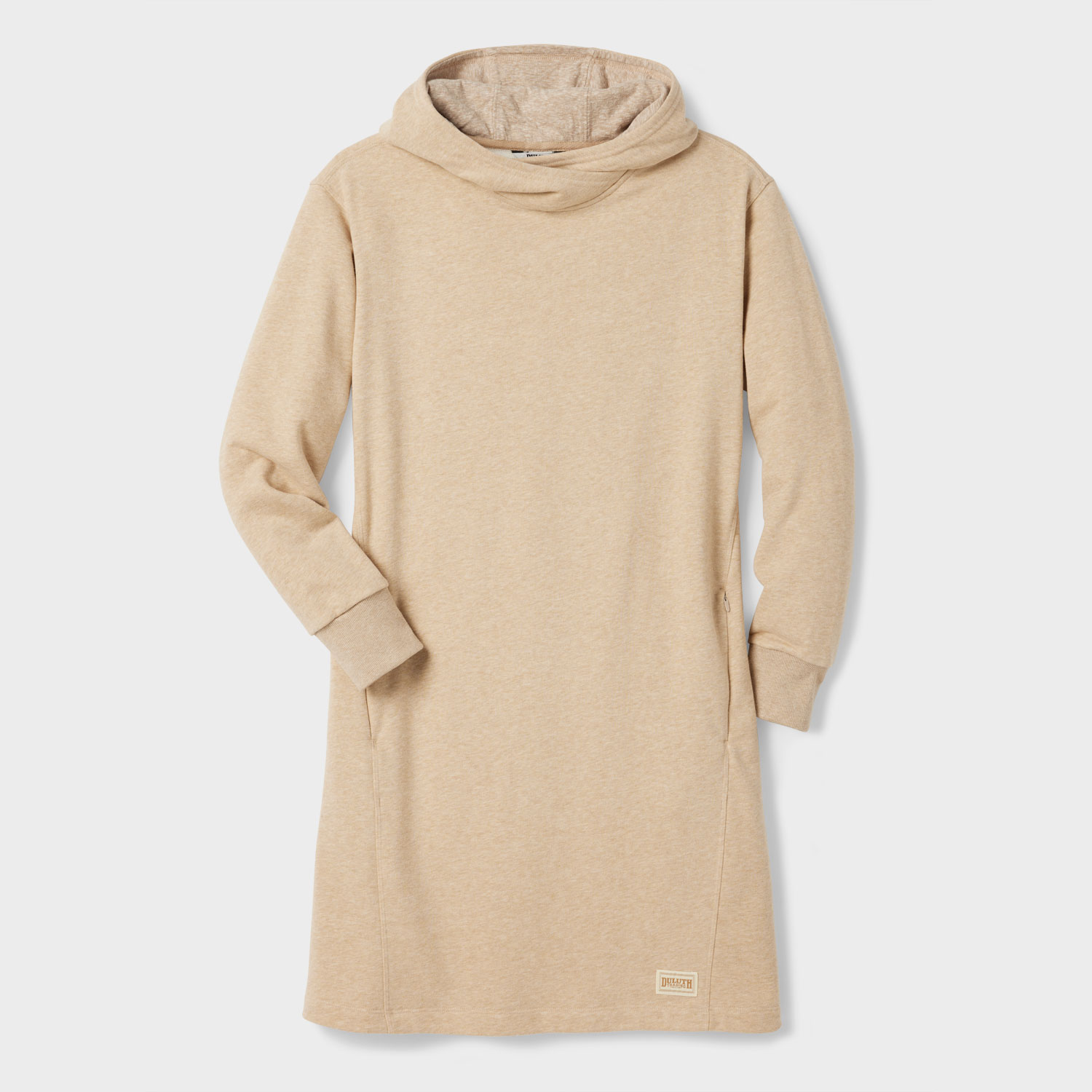 Oversized French Terry Hoodie Dress