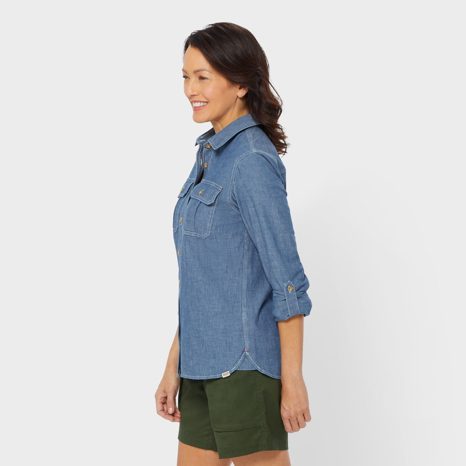 Women's COOLMAX Chambray Shirt - image 3