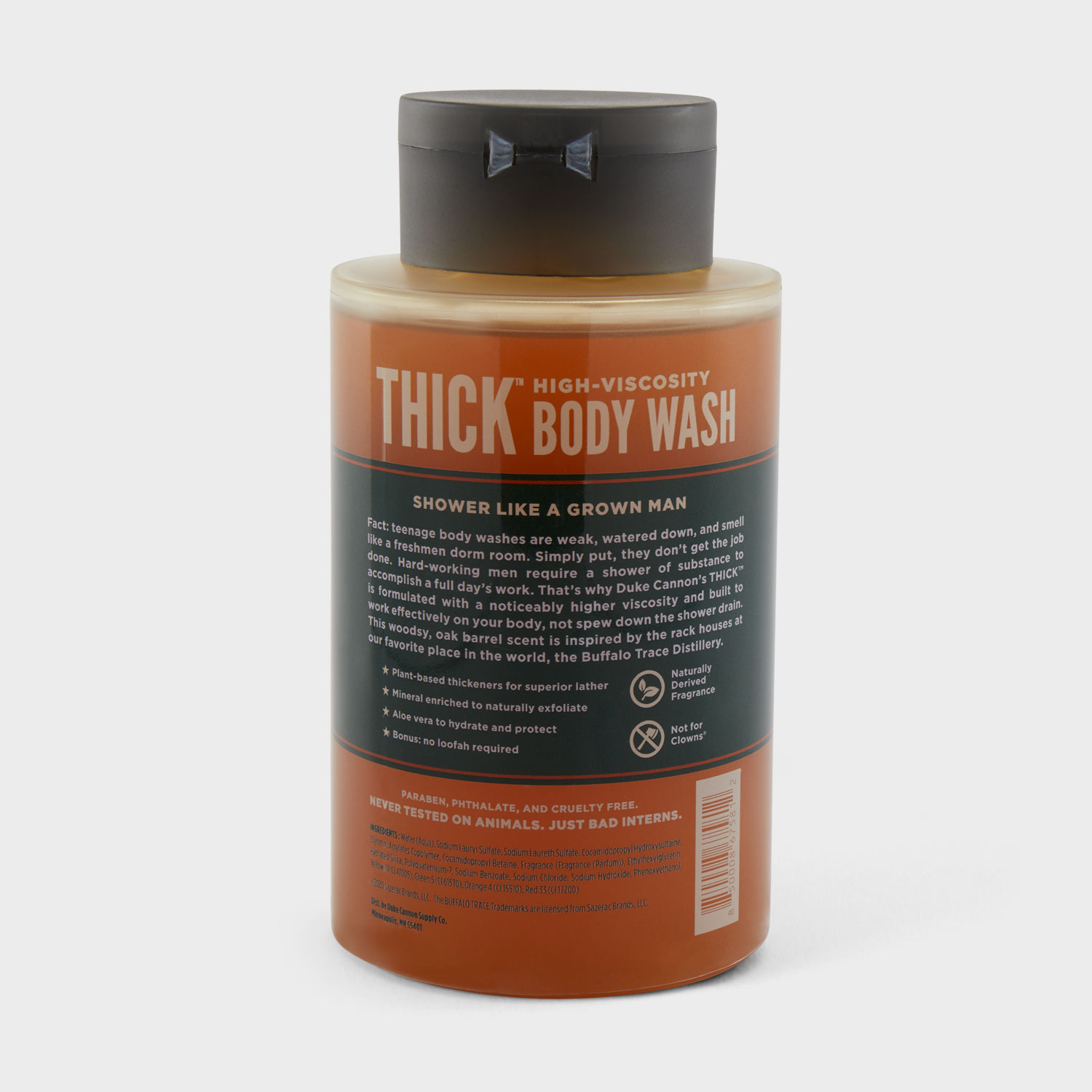 Duke Cannon Buffalo Trace Bourbon Thick Body Wash