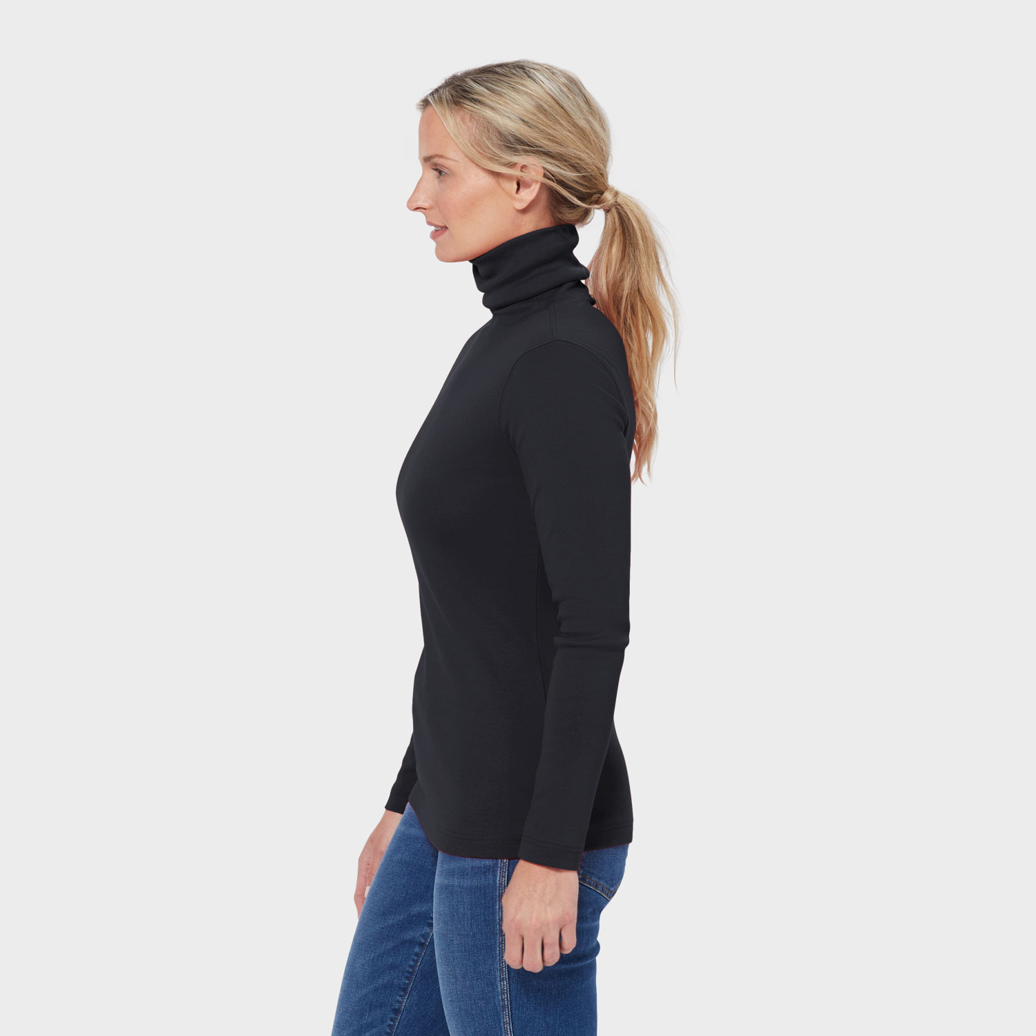 Women's Longtail T Turtleneck - image 3