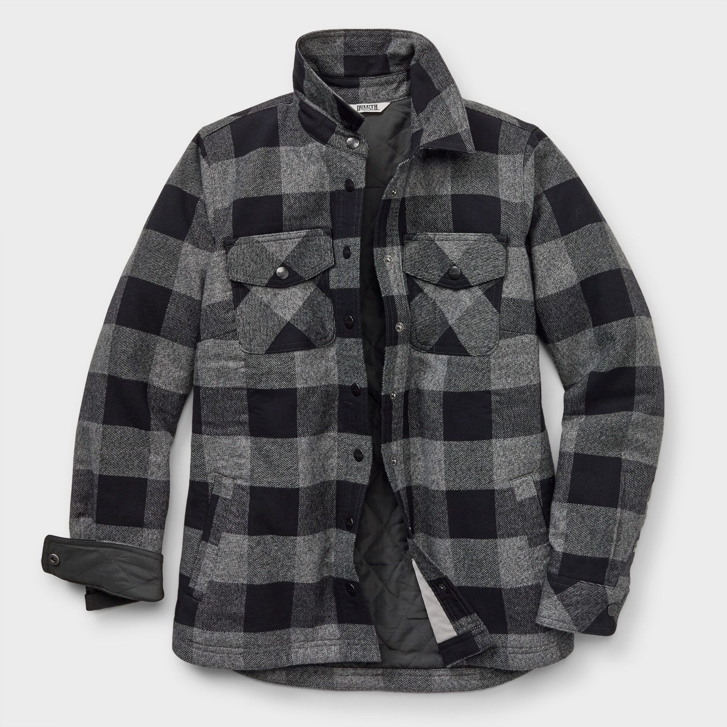 Women's Plus Folklore Flannel Insulated Shirt Jac | Duluth Trading