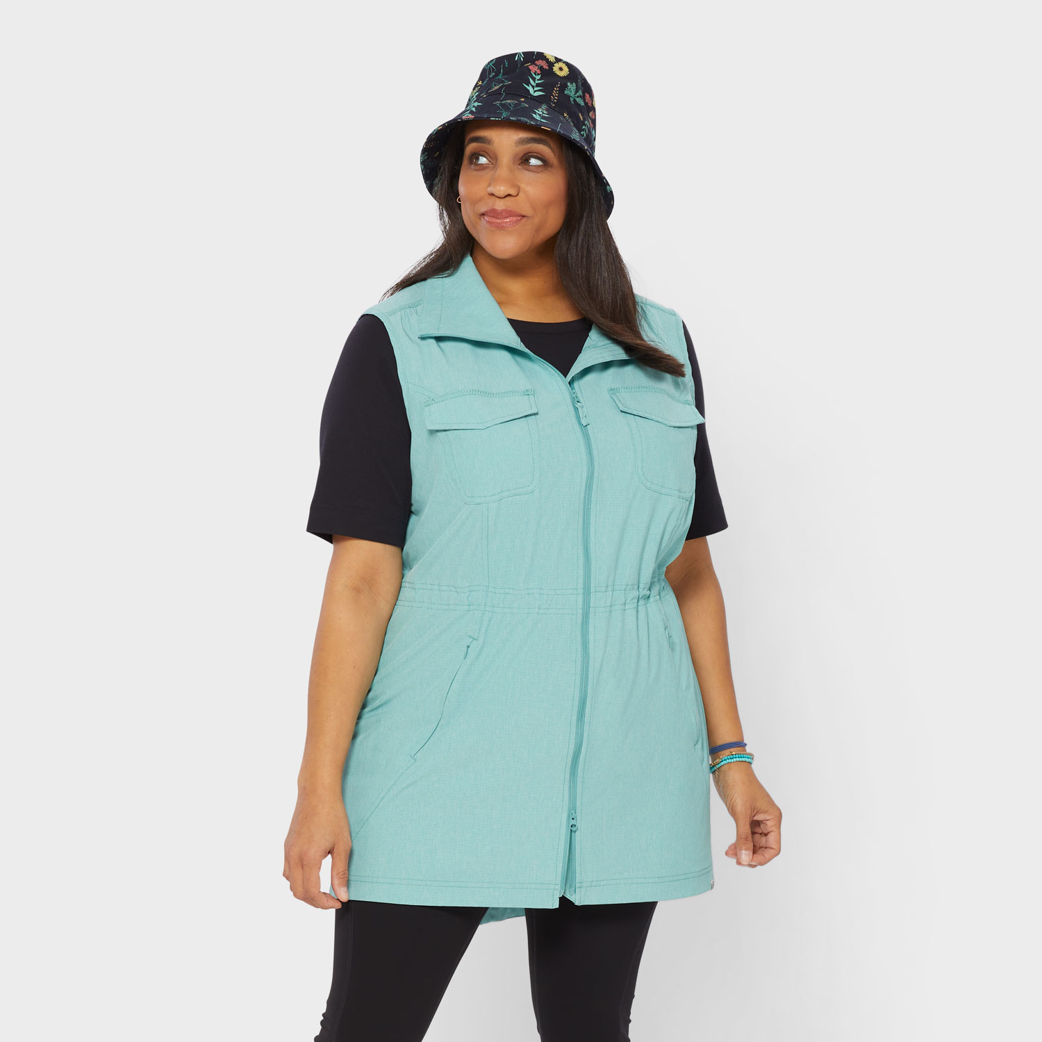 Women's Plus Sol Survivor Sun Protection Tunic Vest Duluth Trading