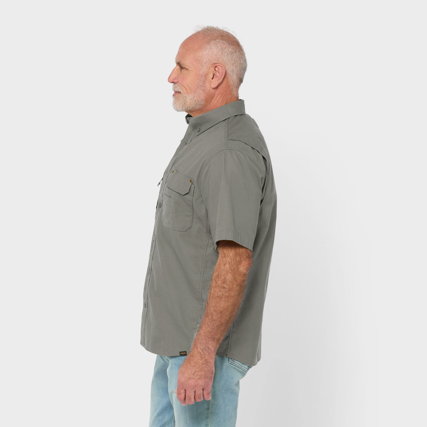 Men's Fire Hose Lightweight Short Sleeve Work Shirt - image 3
