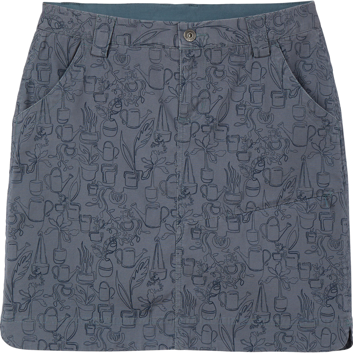 SMALL TOWN ROOTS WOVEN SKORT
