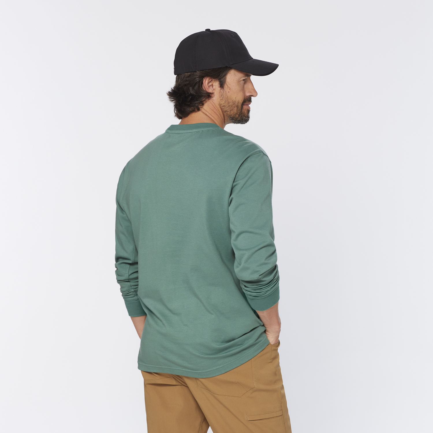 Men's AKHG Crosshaul Cotton Graphic Long Sleeve T