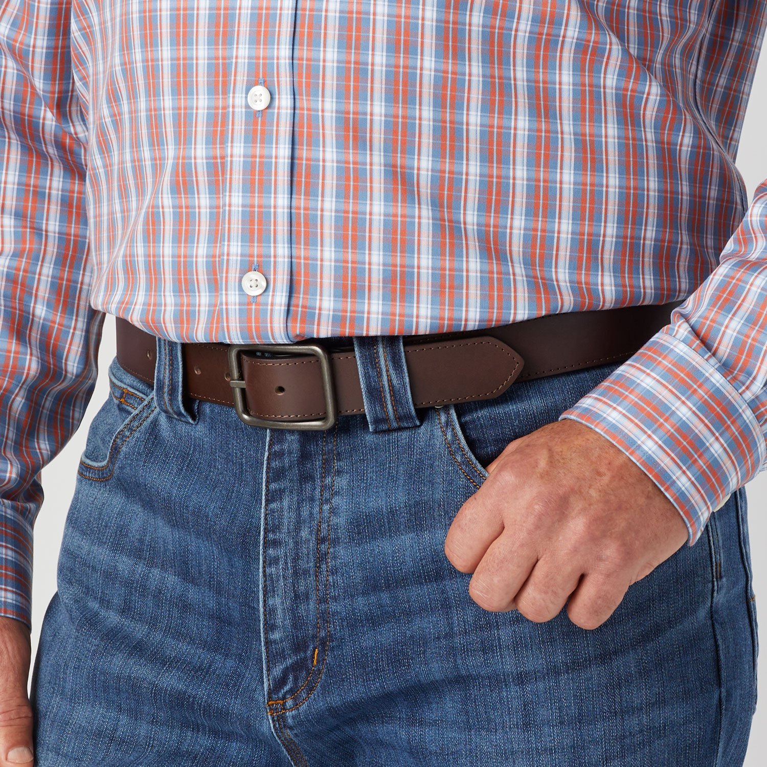 Men's Lifetime Leather Reversible Belt