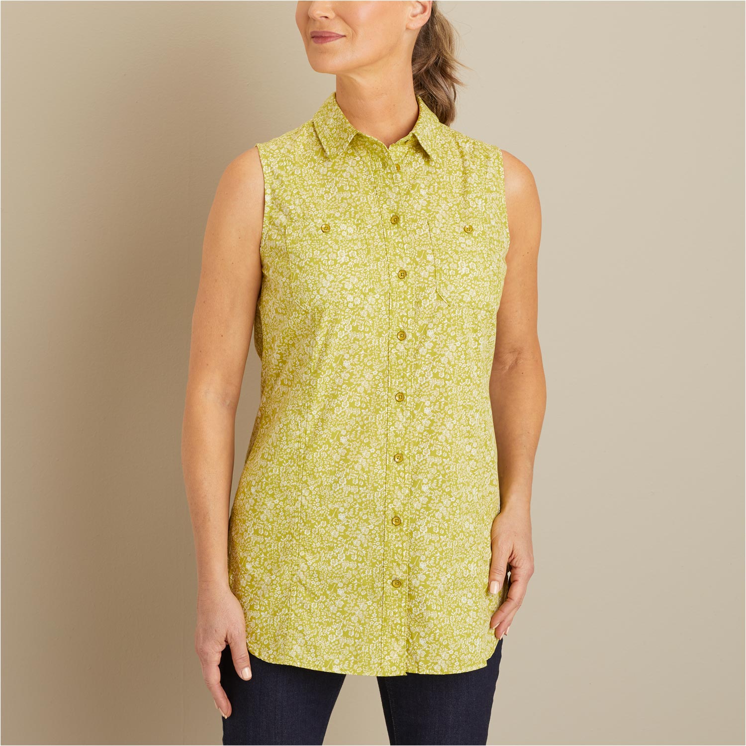 Women's Sleeveless Shirts: 11 Items at $26.33+