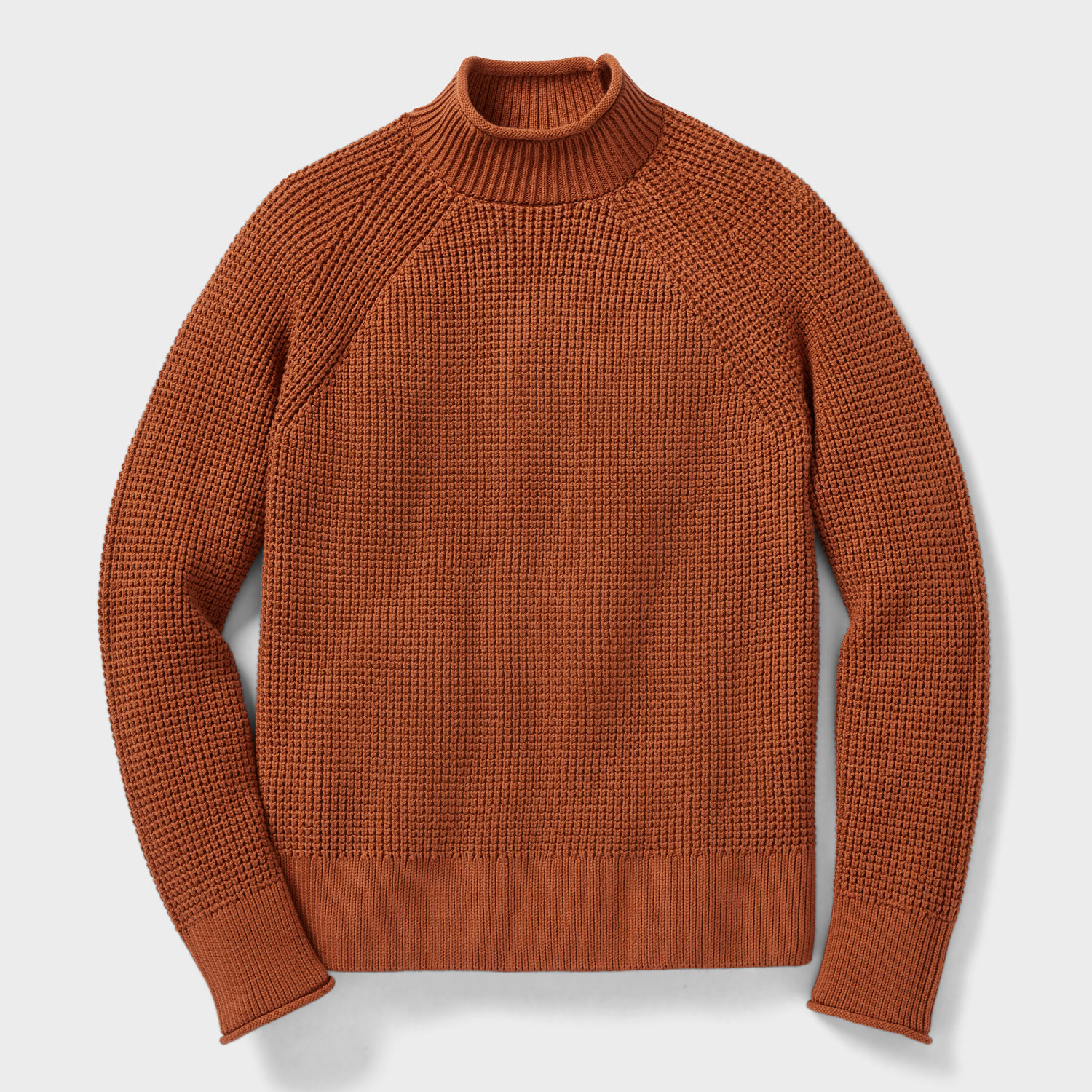 Women's Heritage Waffle Stitch Mockneck Sweater