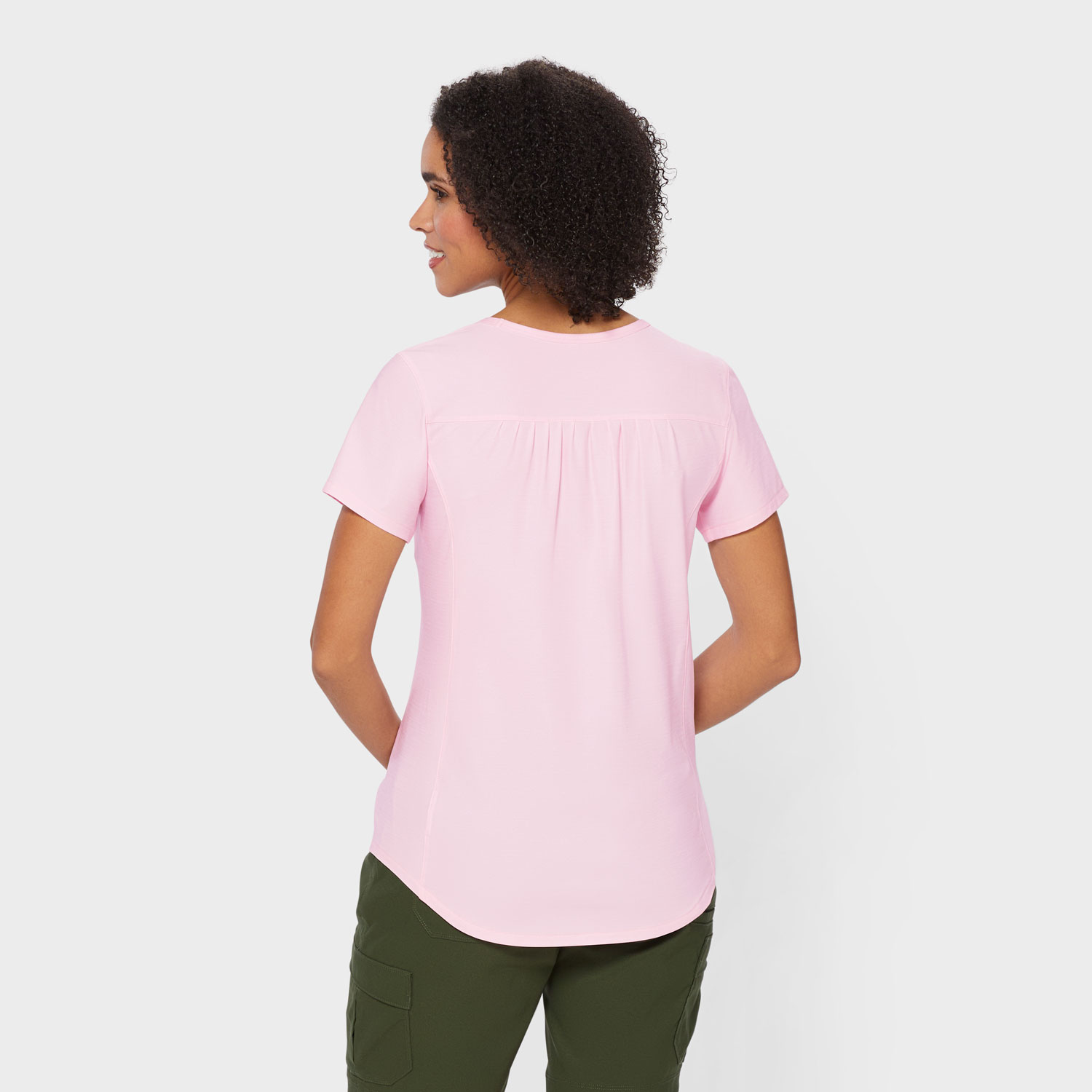 Women's Armachillo Short Sleeve V-Neck T-Shirt - image 2
