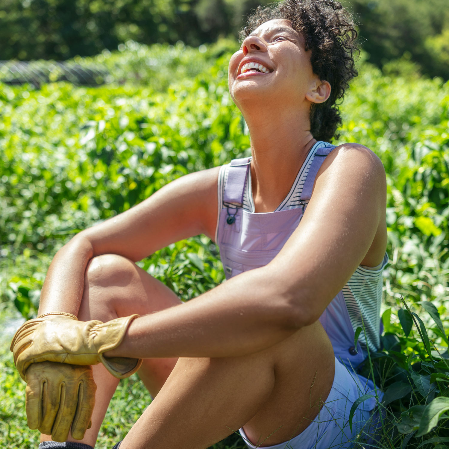 Women's Heirloom Gardening Short Overalls - image 4