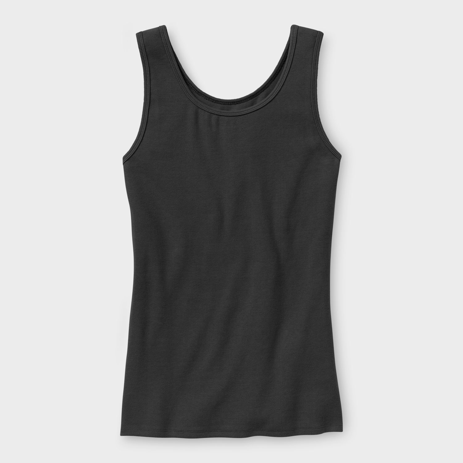 Women's Plus No-Yank Rib Tank