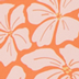 Bright Tangerine Floral