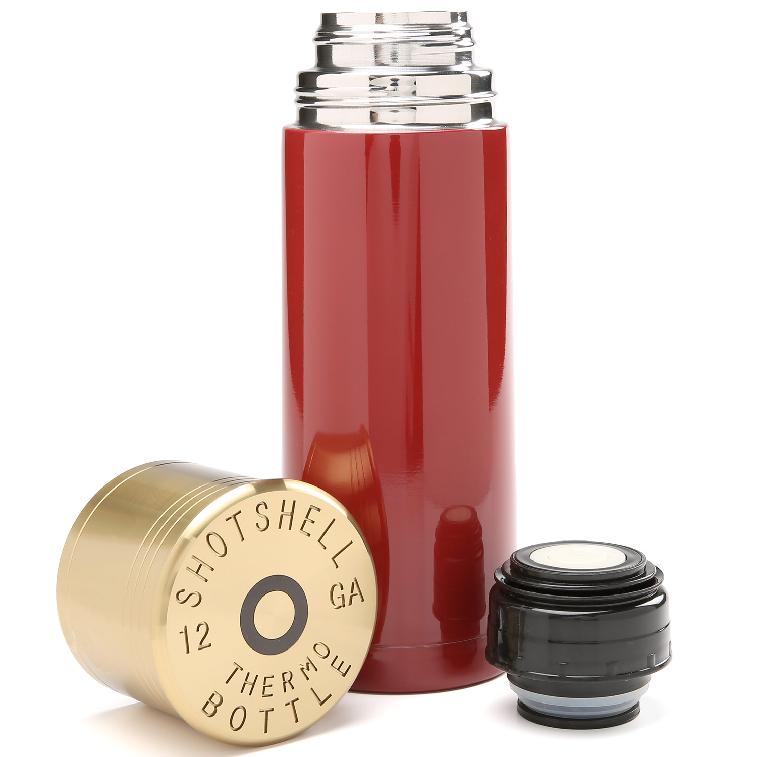 Shotgun Shell Red Thermo Bottle 1 Liter 13 Tall Insulated – CampcoShop
