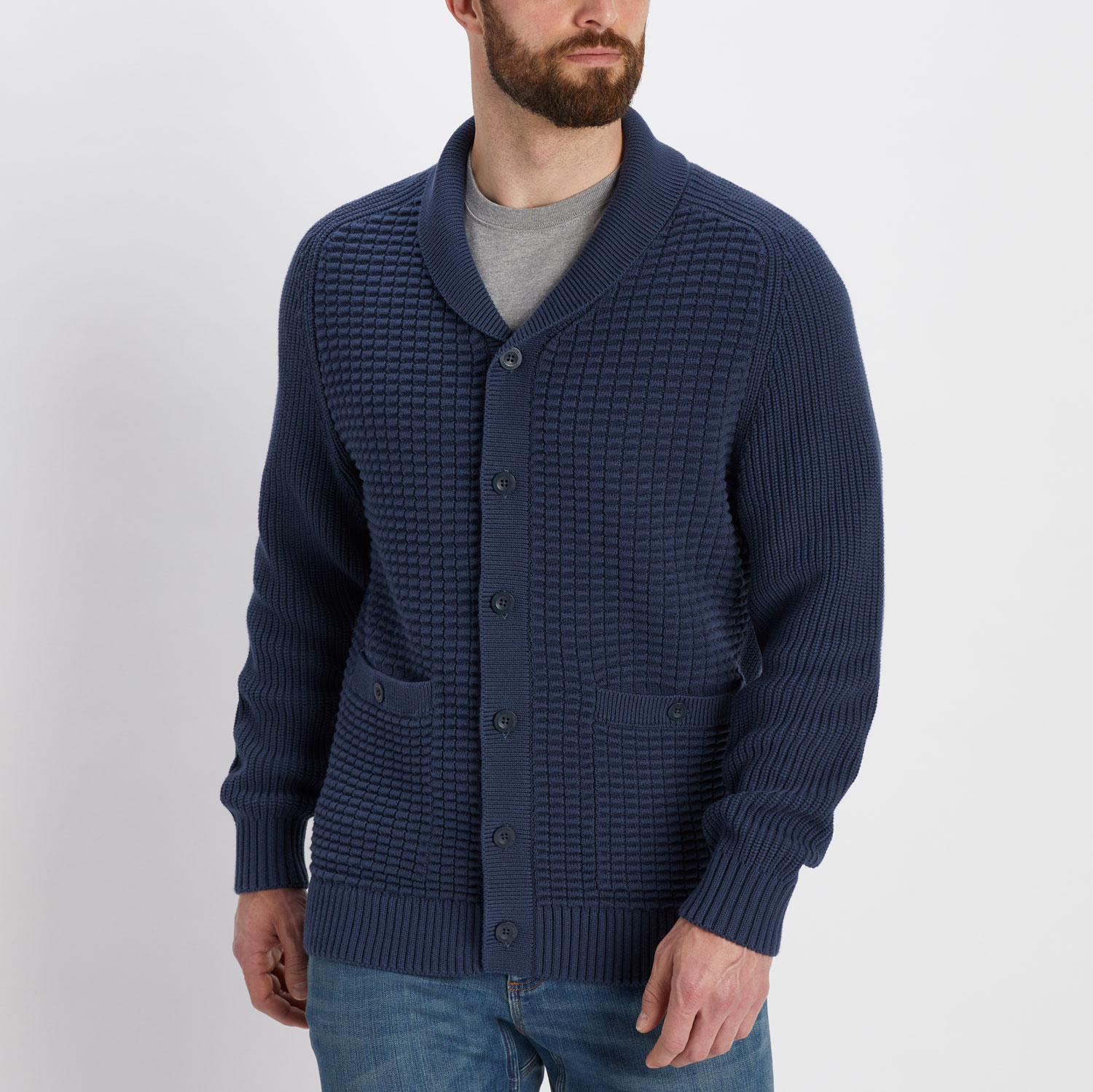 Men's Burly Retirement Shawl Collar Cardigan | Duluth Trading Company