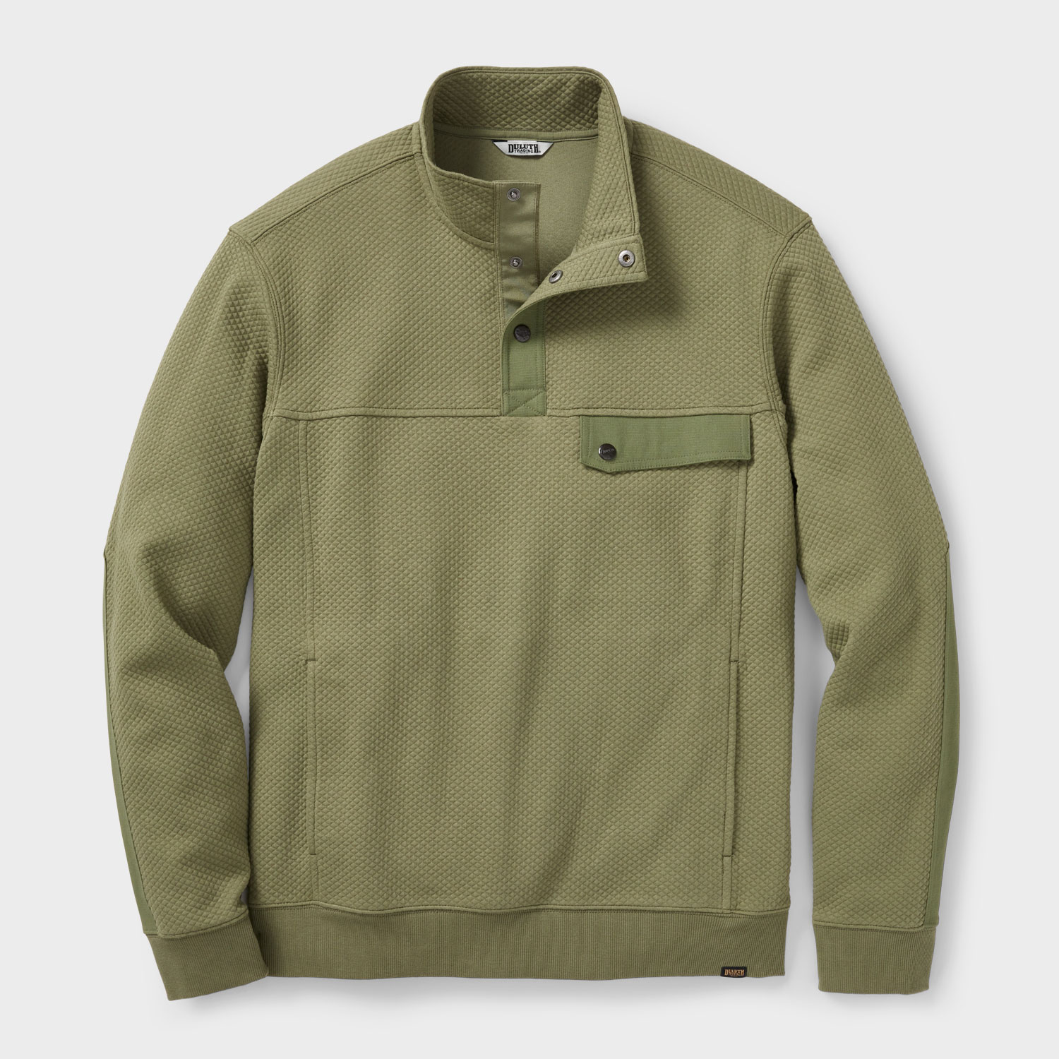 タグ付き未使用　Short Sleeve Knit Pullover Men's AirLoc Snap Neck Pullover | Duluth Trading Company