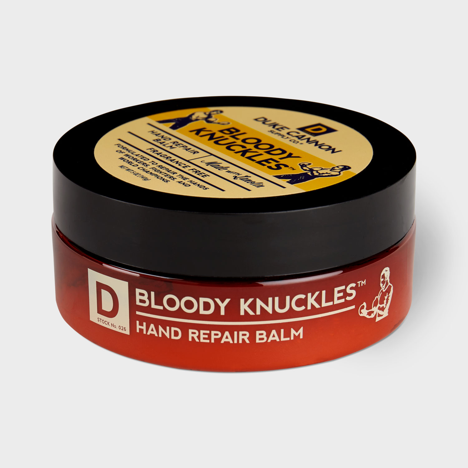 Duke Cannon Bloody Knuckles Hand Repair Balm Jar