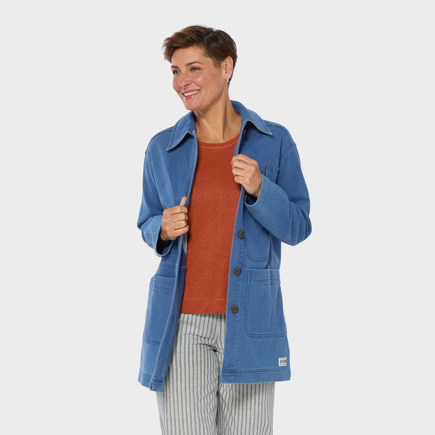 Women's Indigo Chore Duster