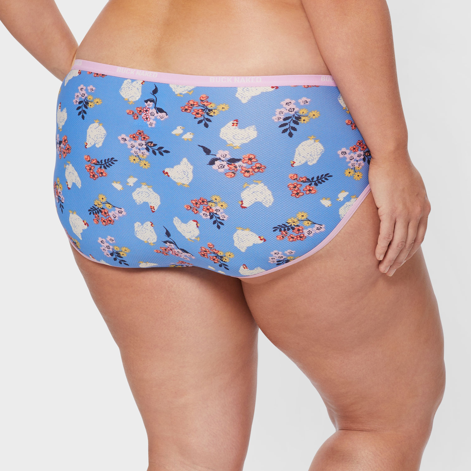 Women's Plus Buck Naked Briefs 3-Pack