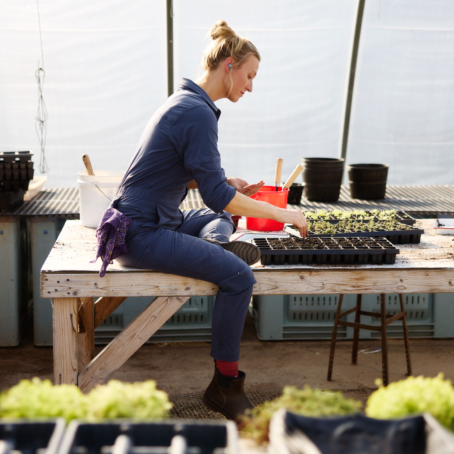 Women's Heirloom Gardening Long Sleeve Coveralls