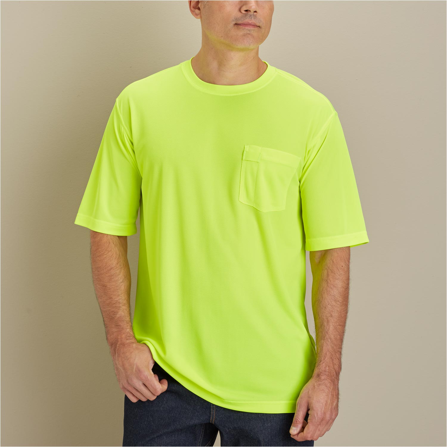 Men s Hi Vis Short Sleeve T Shirt With Pocket Duluth Trading Company