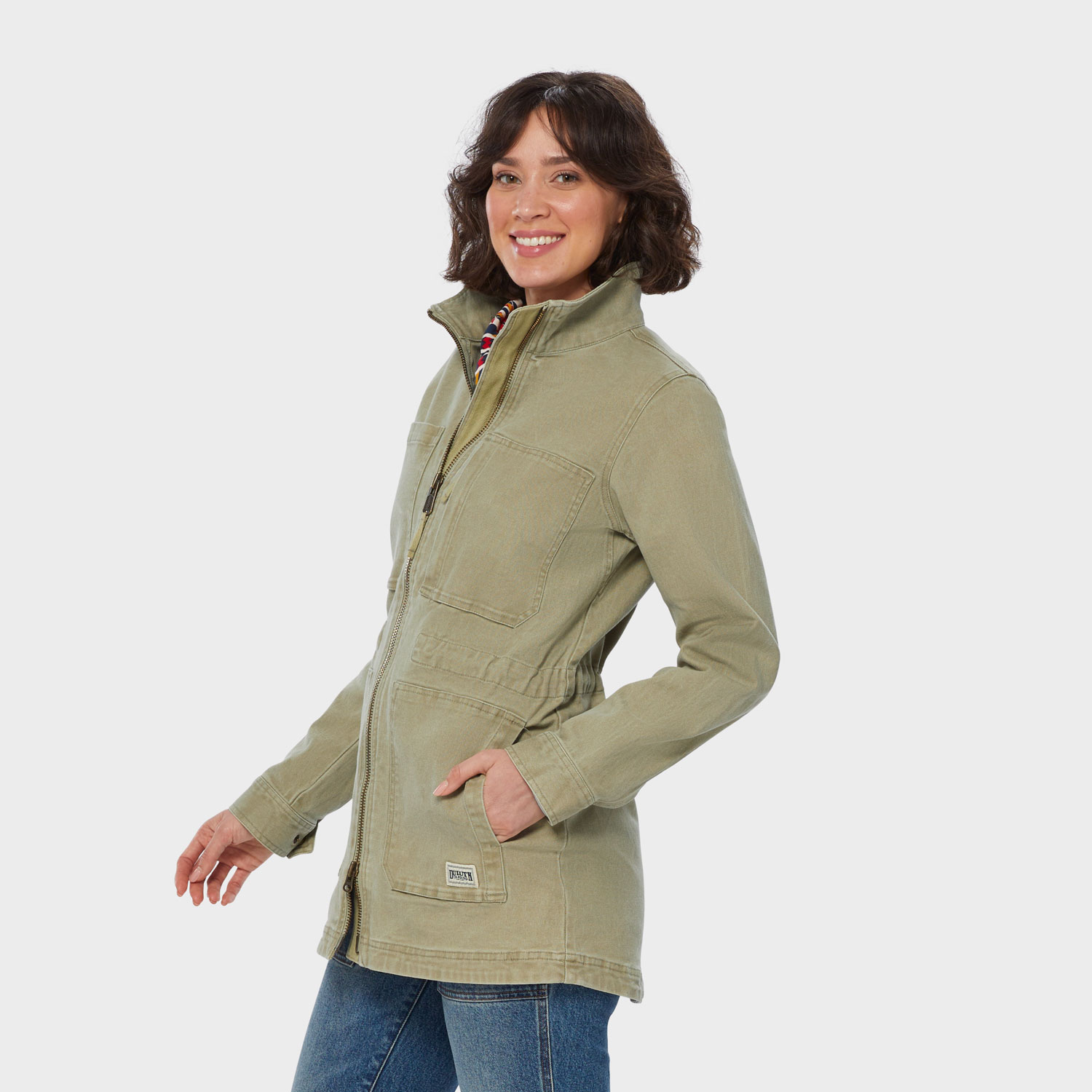 Women's VintageFlex Fire Hose Coat - image 3