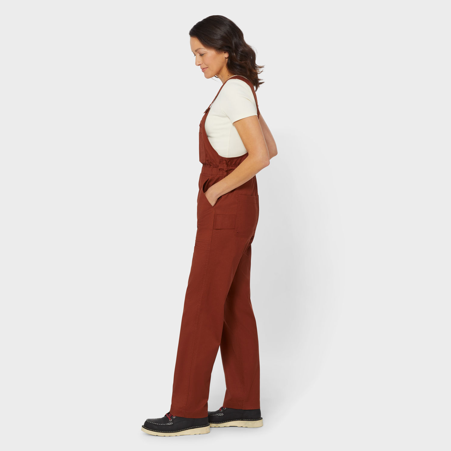 Women's Hempstop Pull-On Bib Overalls - image 3