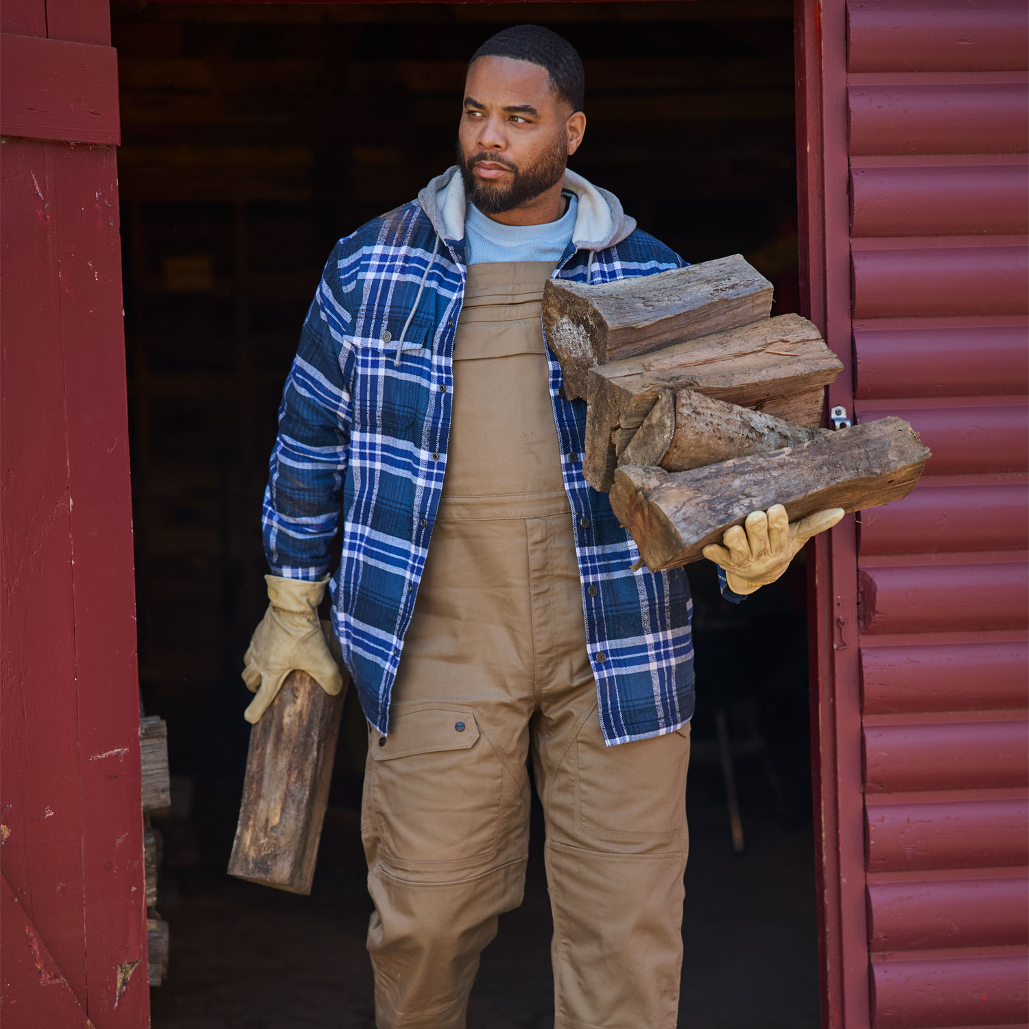 Men's DuluthFlex Fire Hose HD Lined Bib Overalls - image 4