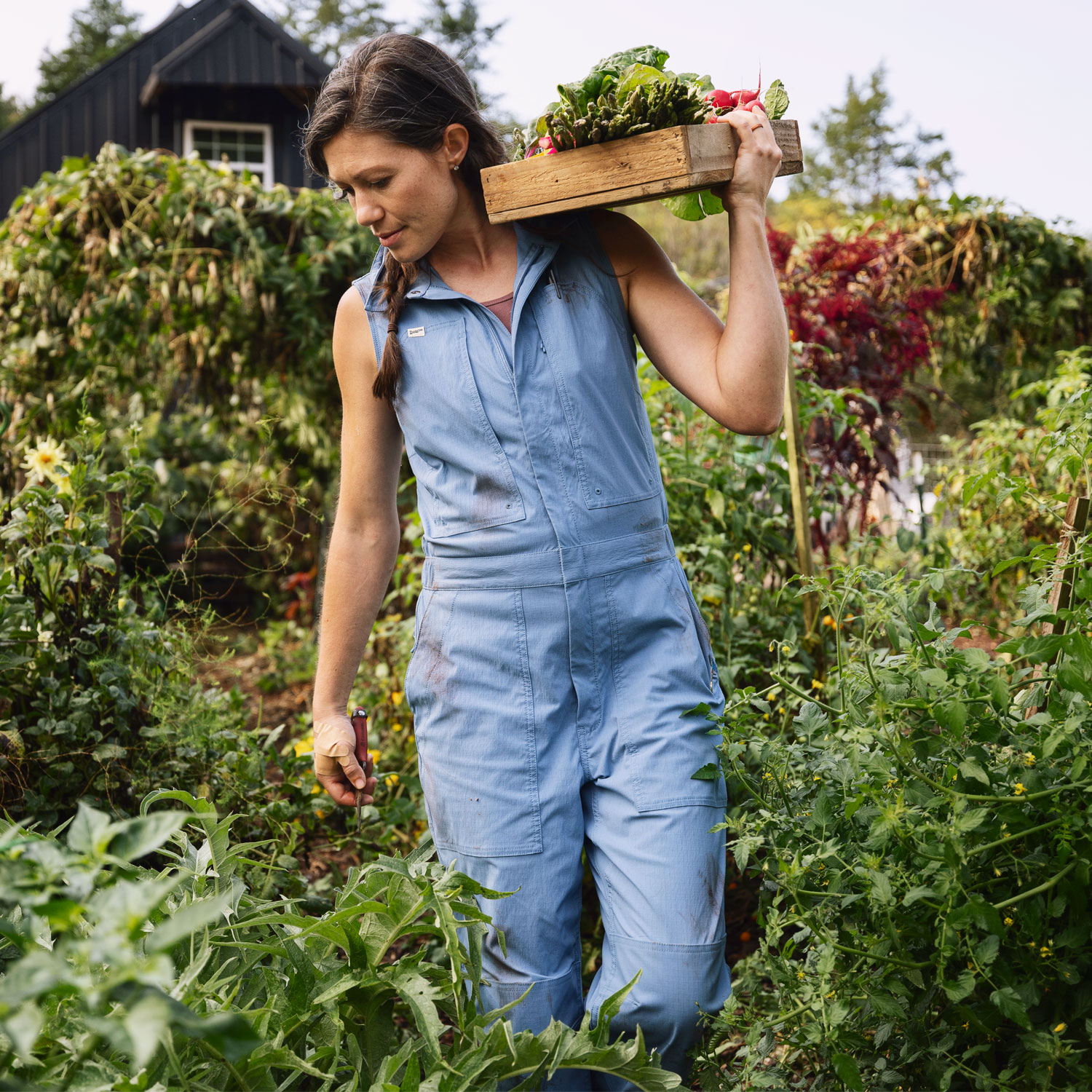 Women's Heirloom Gardening Sleeveless Coveralls