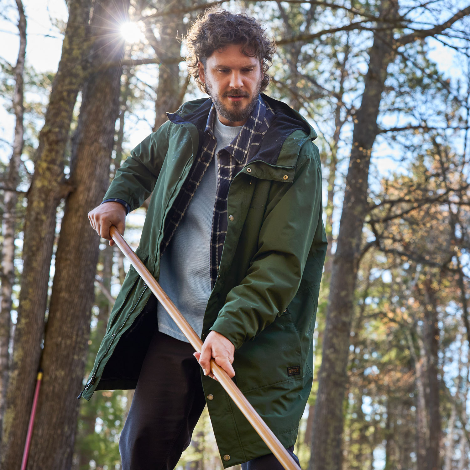 Men's Storm Heckler Lined Raincoat - image 4