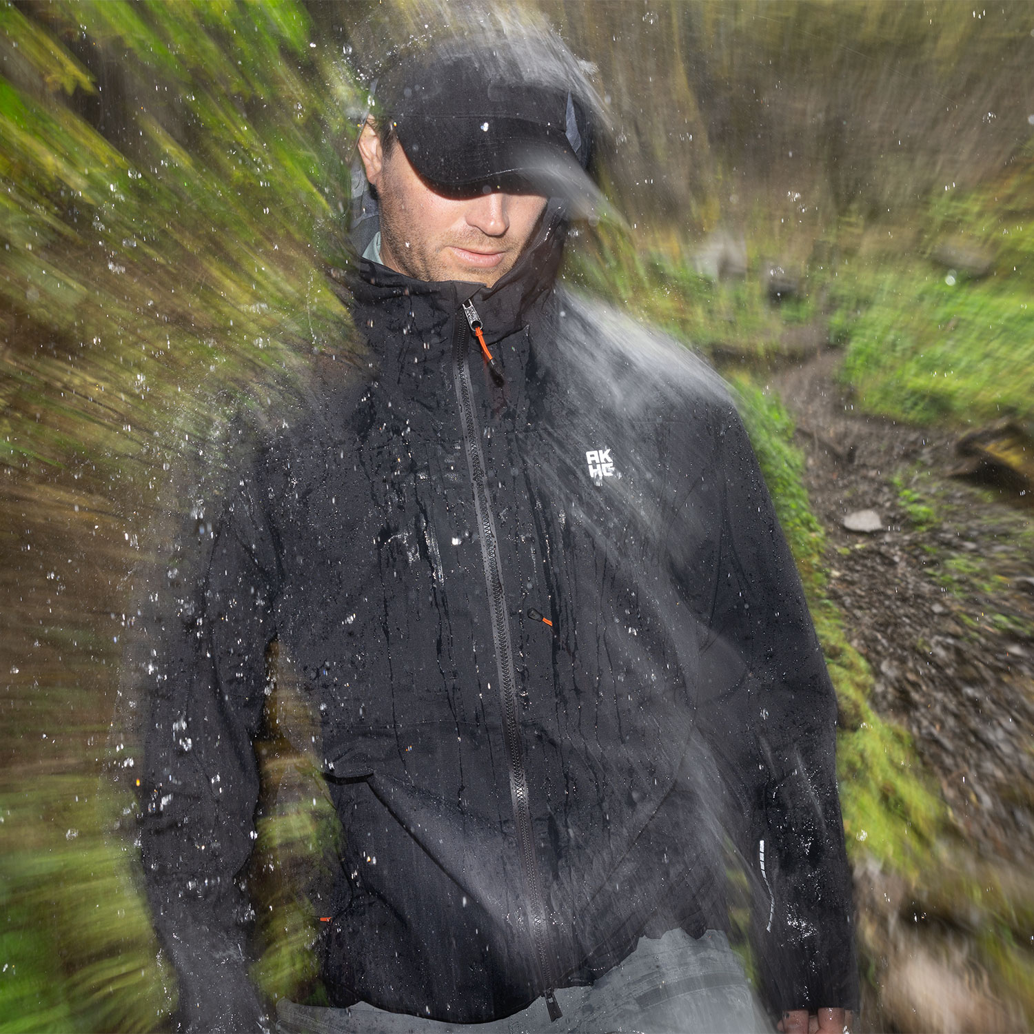 Men's AKHG Stormwall Rain Jacket - image 4