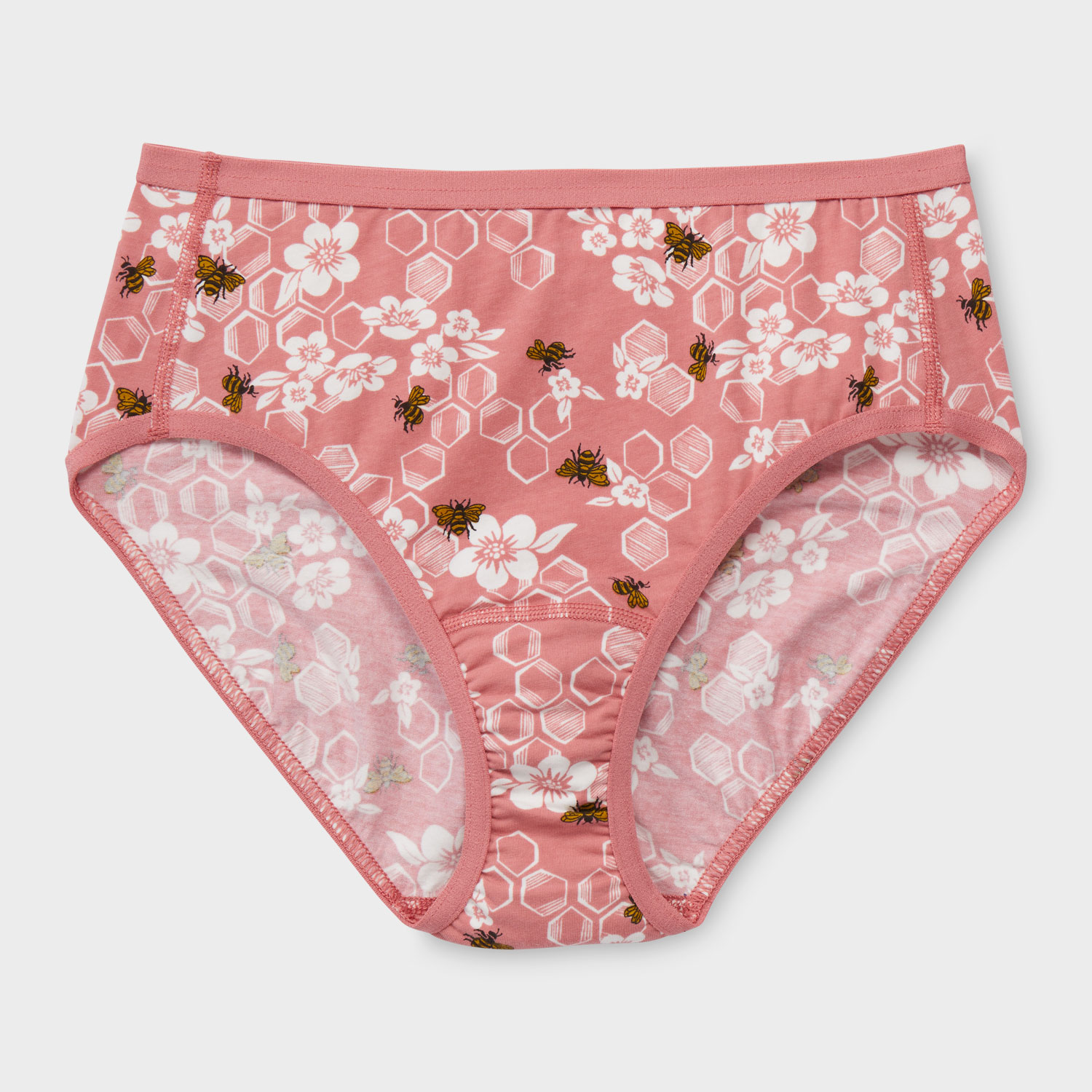 Women's Soft 100% Organic Cotton Brief Underwear 2-Pack | Oatmeal