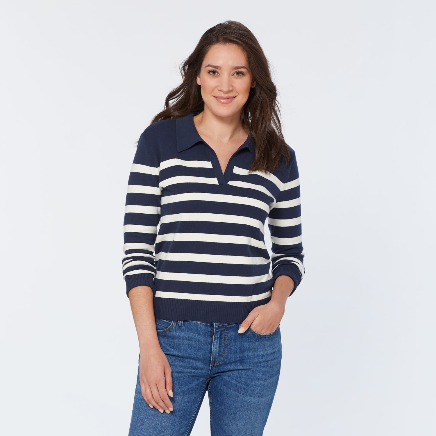 Women's Shiftless Collared Pullover Sweater