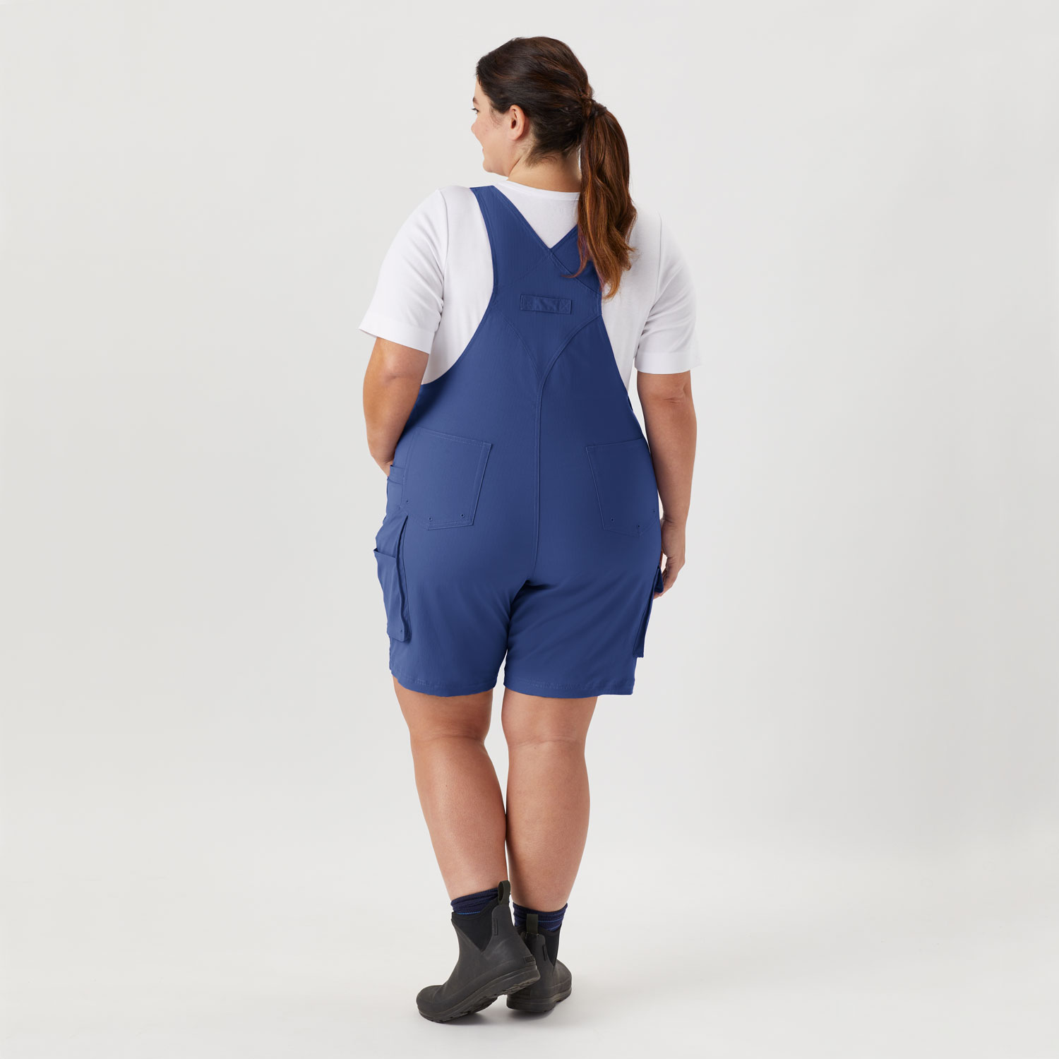 Women's Plus Heirloom Gardening Short Overalls