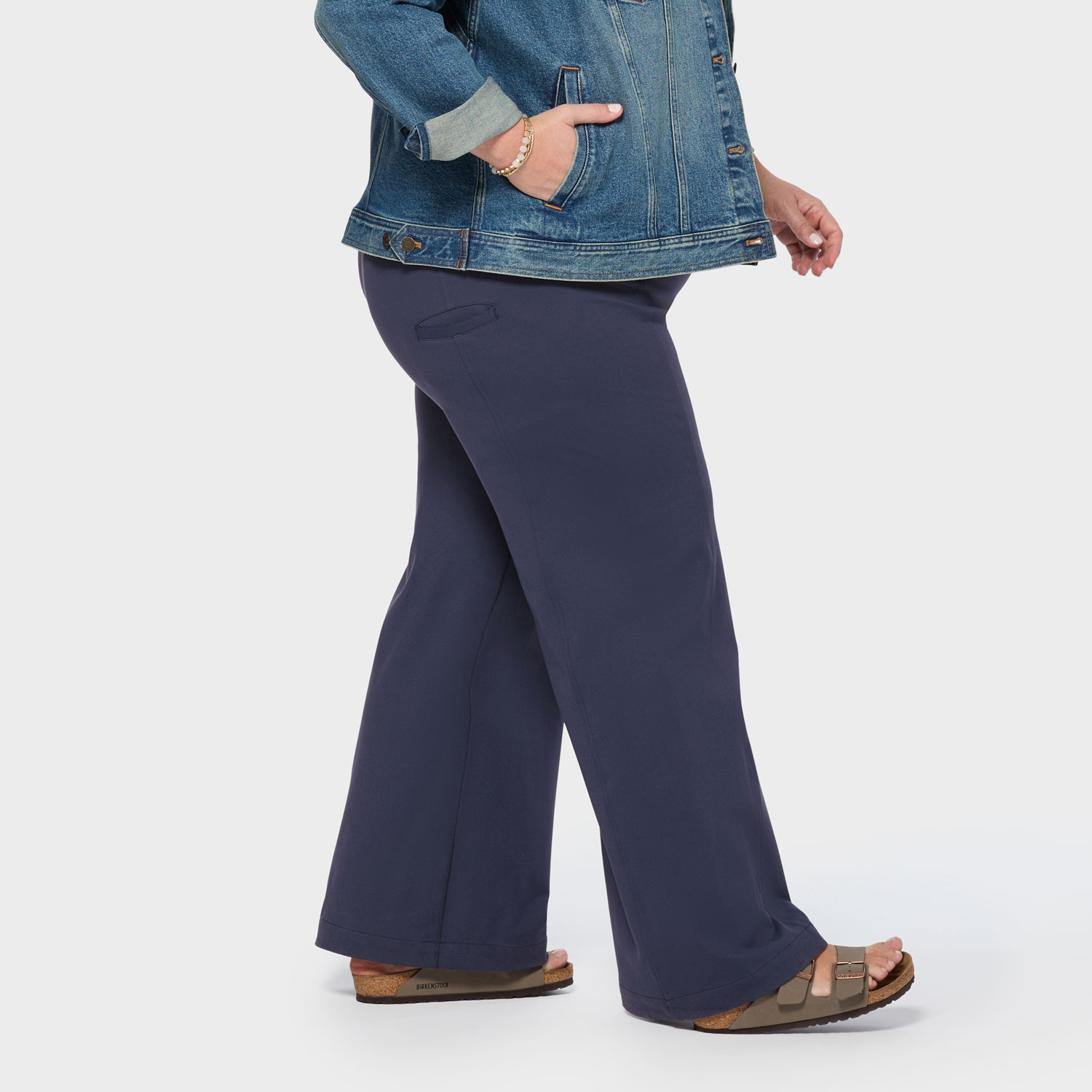 Women's Plus NoGA Go-To Wide Leg Hi-Rise Pants
