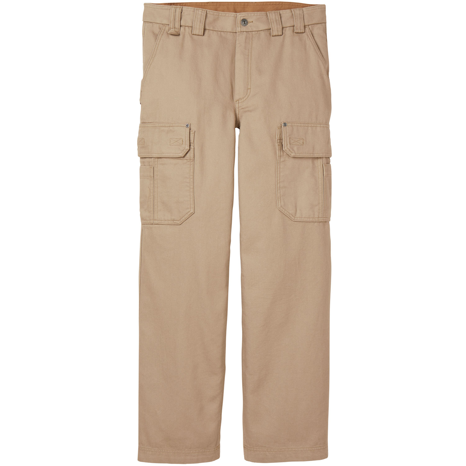 Duluth Trading Fire Hose Cargo Pants Fleece Lined 36x30 Relaxed Fit Brown  Clean