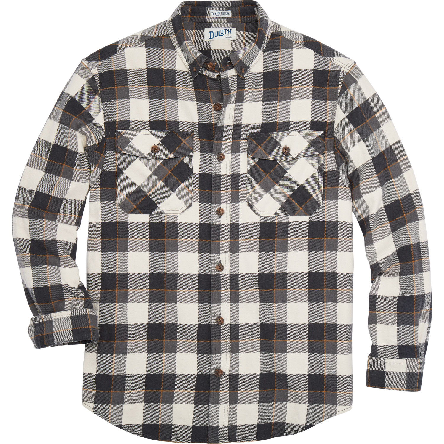 Mens Burlyweight Flannel Relaxed Fit Shirt Duluth Trading Company 1688