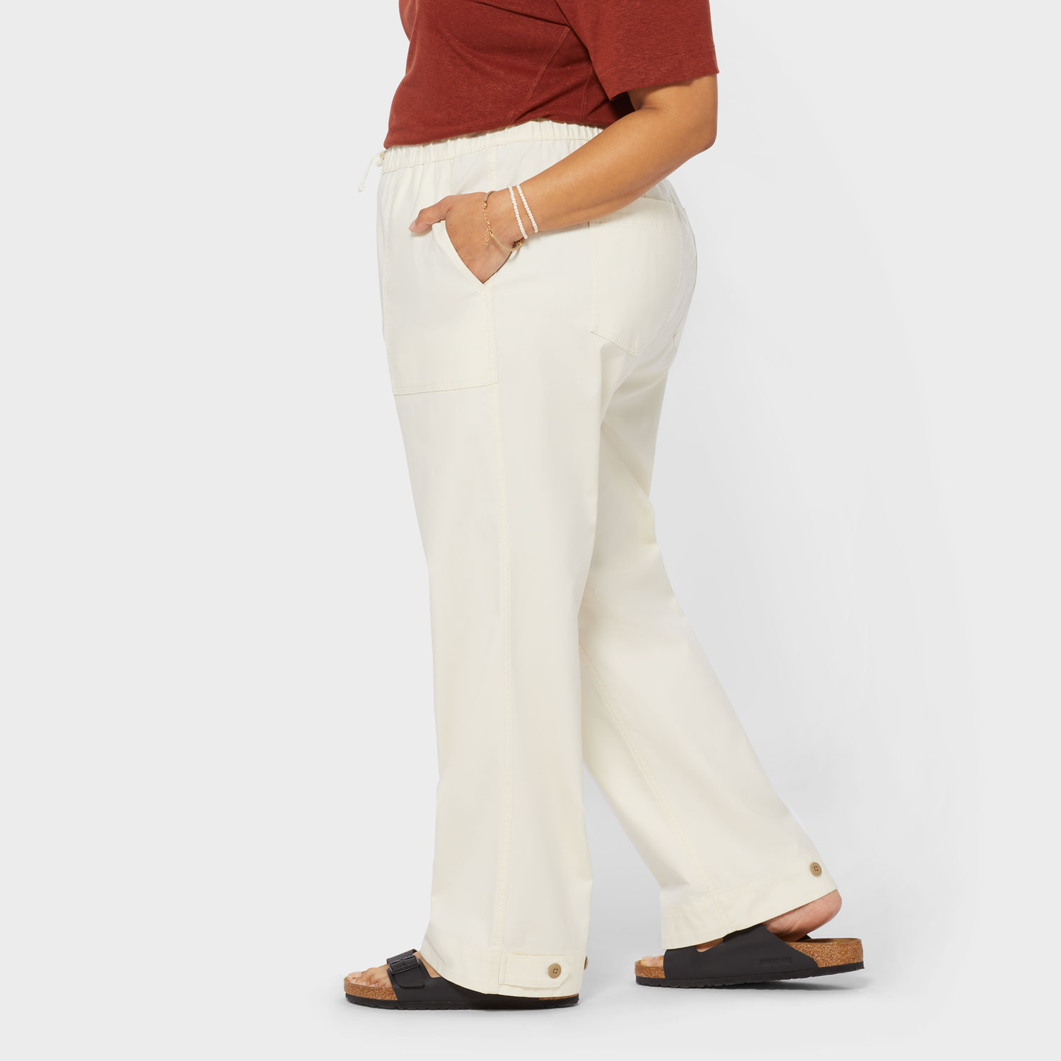 Women's Plus Dobby Pull-On Pants - image 3